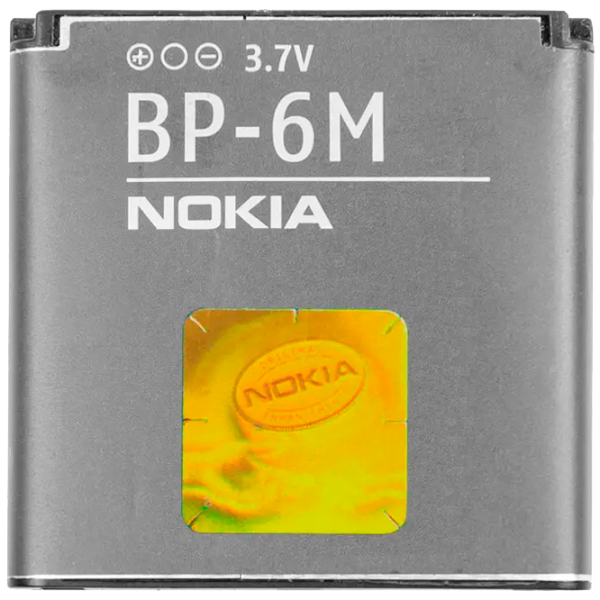 Acumulator pentru telefon Nokia BP-6M A Class Li-Ion/ 1070 mAh photo 1