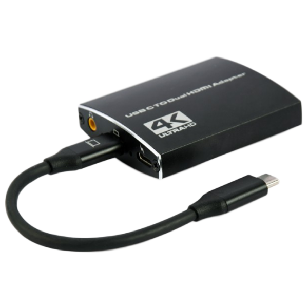Adapter Cablexpert A-CM-HDMIF2-01 USB Type-C/ Black photo 1 Adapter Cablexpert A-CM-HDMIF2-01 USB Type-C/ Black photo 1