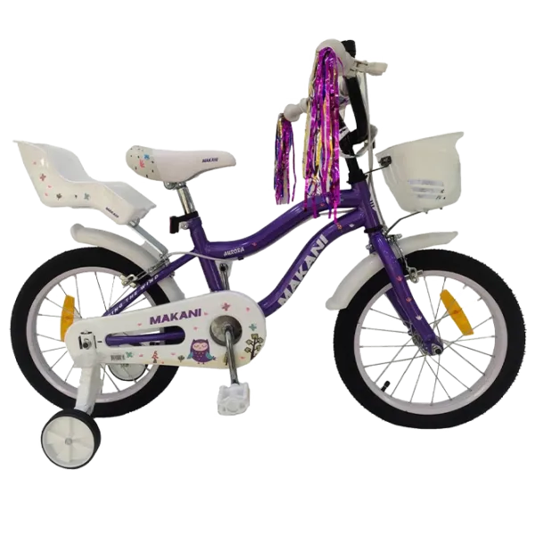 Велосипед Makani Aurora 16" Сталь/ Фиолетовый Белый photo 1