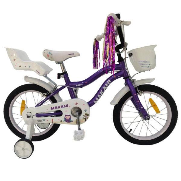 Велосипед Makani Aurora 16" Сталь/ Фиолетовый Белый photo 1