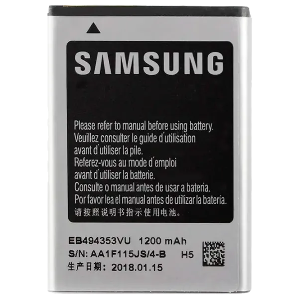 Аккумулятор для телефона Samsung S5570/ S5250 A Class Li-Ion/ 1200 мАч photo 1