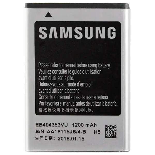 Аккумулятор для телефона Samsung S5570/ S5250 A Class Li-Ion/ 1200 мАч photo 1