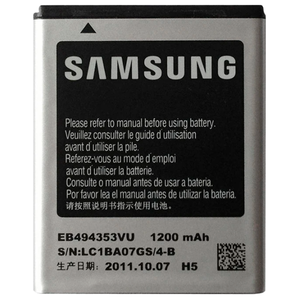Аккумулятор для телефона Samsung S5250 A Class Li-Ion/ 1200 мАч photo 1 Аккумулятор для телефона Samsung S5250 A Class Li-Ion/ 1200 мАч photo 1