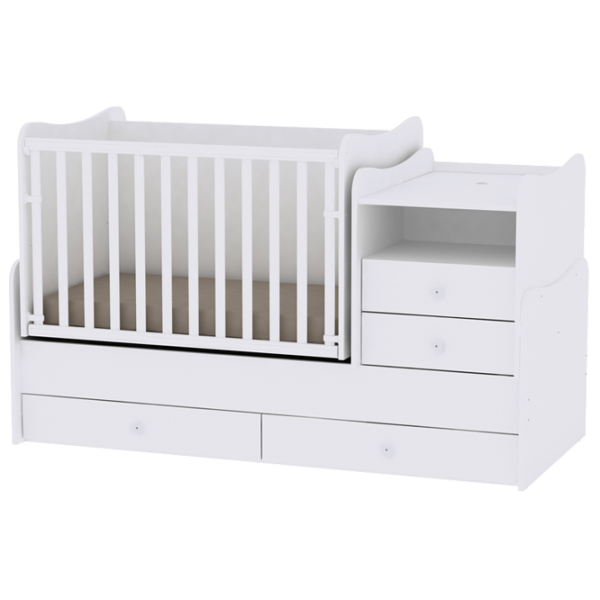 Детская кровать Lorelli BED COMBO (10150560024) 0 месяцев -/ Белый photo 1 Детская кровать Lorelli BED COMBO (10150560024) 0 месяцев -/ Белый photo 1