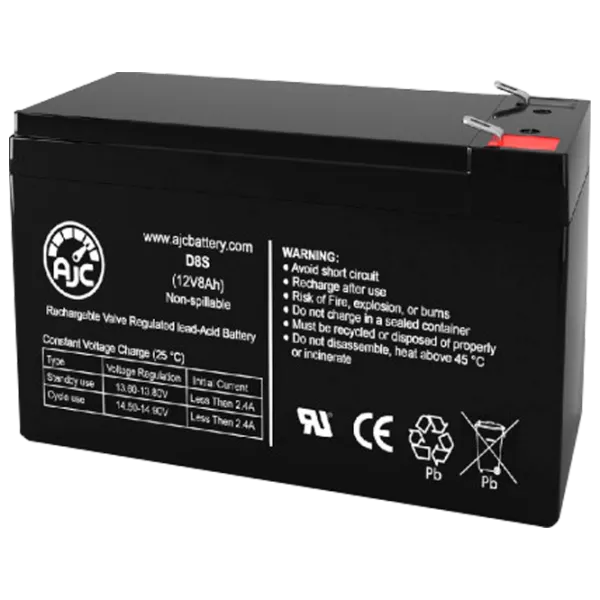 Аккумуляторная батарея для ИБП Ultra Power HR12-34W 12 В 8 Ач Черный photo 1