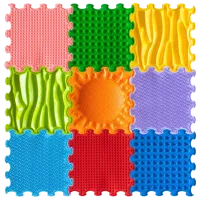 Игровой коврик Ortoto Stimulative Rainbow (07196006) 2+/ Ортопедический/ Разноцветный