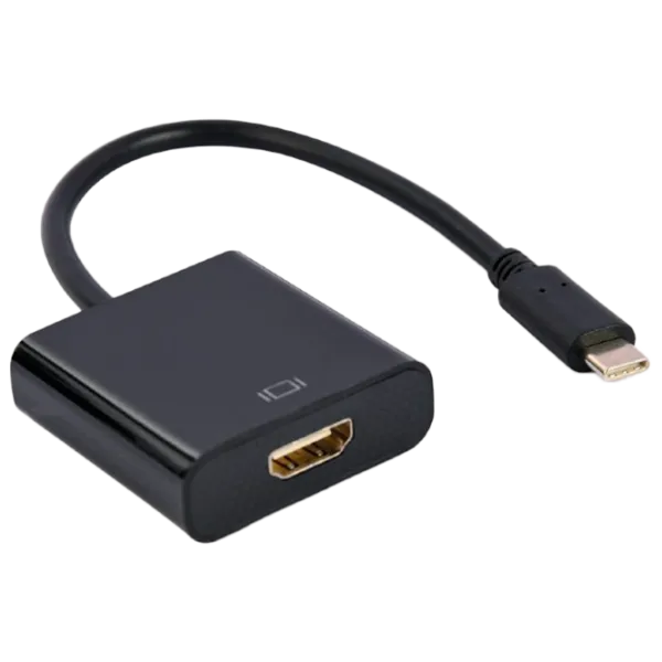 Adapter Cablexpert A-CM-HDMIF-04 USB Type-C/ Black photo 1 Adapter Cablexpert A-CM-HDMIF-04 USB Type-C/ Black photo 1