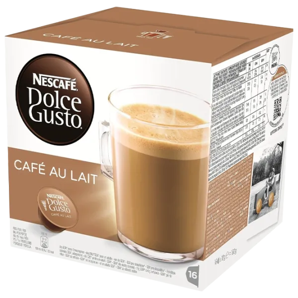 Кофе Nescafe Caffe Au Lait Капсулы/ Dolce Gusto/ 16 капсул photo 1