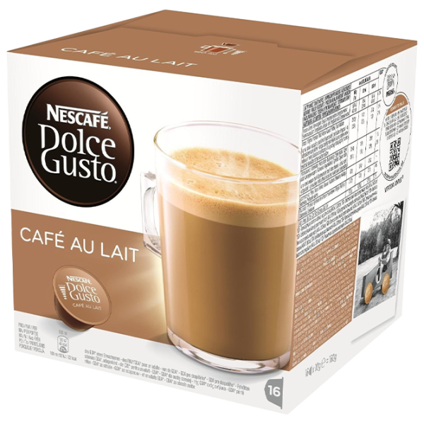 Кофе Nescafe Caffe Au Lait Капсулы/ Dolce Gusto/ 16 капсул photo 1