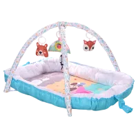 Covoraş pentru joc Lorelli Playmat Baby Nest (10300450001) 0+/ Transformer/ Blue