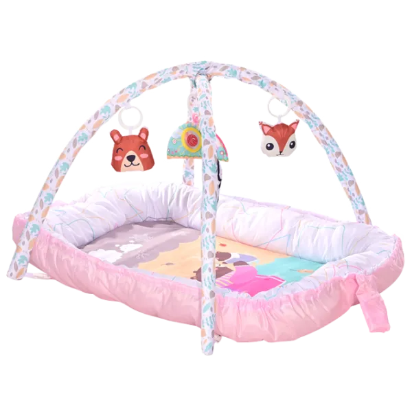 Covoraş pentru joc Lorelli Playmat Baby Nest (10300450002) 0+/ Transformer/ Pink photo 1