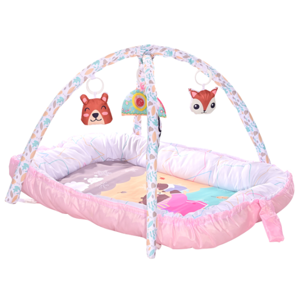 Covoraş pentru joc Lorelli Playmat Baby Nest (10300450002) 0+/ Transformer/ Pink photo 1