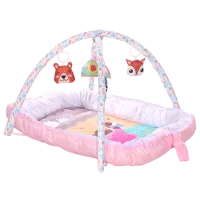 Covoraş pentru joc Lorelli Playmat Baby Nest (10300450002) 0+/ Transformer/ Pink