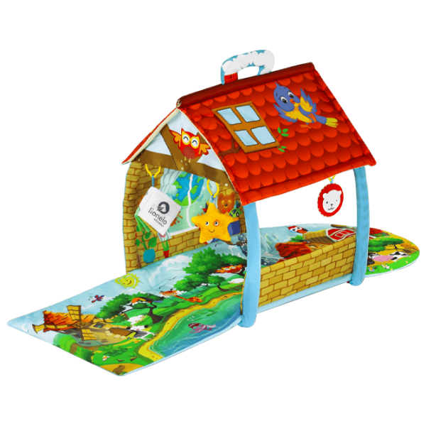 Игровой коврик Lionelo Agnes Plus (03340001) 0+/ Трансформер/ Разноцветный photo 1
