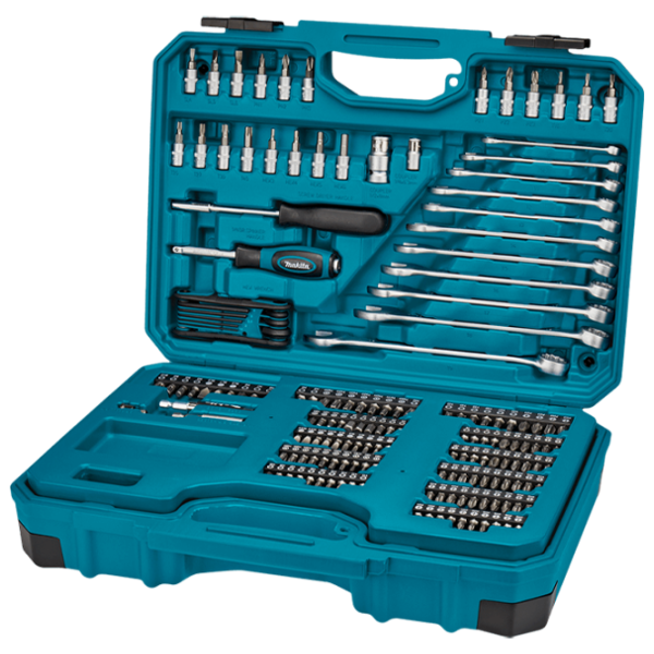 Набор ключей с трещоткой Makita E-10883 Количество в наборе: 221 шт. photo 1