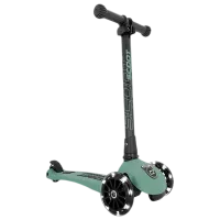 Детский трёхколёсный самокат Scoot and Ride Highway Kick 3 Led (96345) 50 кг/ Зелёный