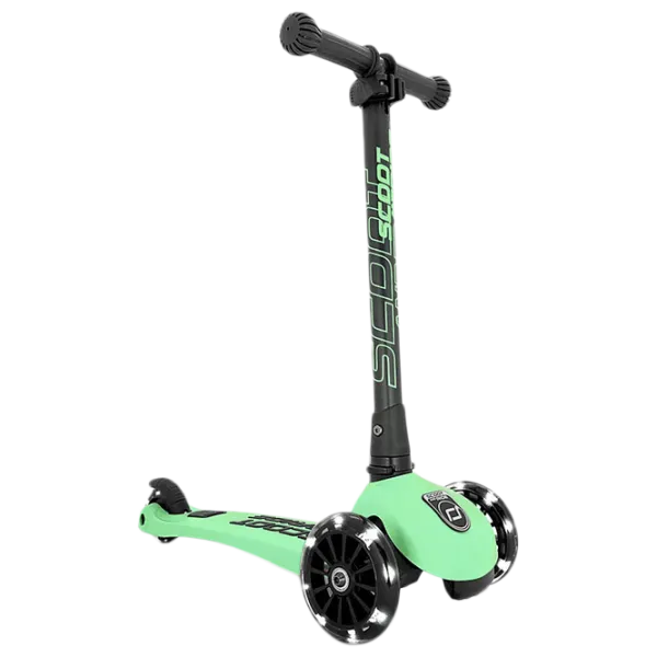 Детский трёхколёсный самокат Scoot and Ride Highway Kick 3 Led (96359) 50 кг/ Зелёный photo 1
