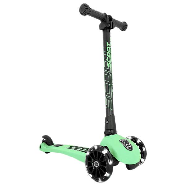 Детский трёхколёсный самокат Scoot and Ride Highway Kick 3 Led (96359) 50 кг/ Зелёный photo 1