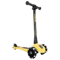 Trotinetă pentru copii cu trei roți Scoot and Ride Highway Kick 3 Led (96358) 50 kg/ Yellow