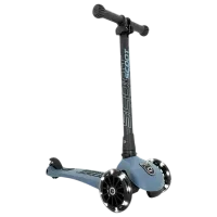 Trotinetă pentru copii cu trei roți Scoot and Ride Highway Kick 3 Led (96347) 50 kg/ Blue