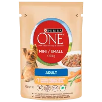 Корм для собак влажный Purina One 7304 0.1 кг / Морковь