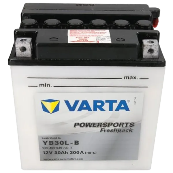 Вспомогательный аккумулятор Varta YB30L-B 300A photo 1 Вспомогательный аккумулятор Varta YB30L-B 300A photo 1