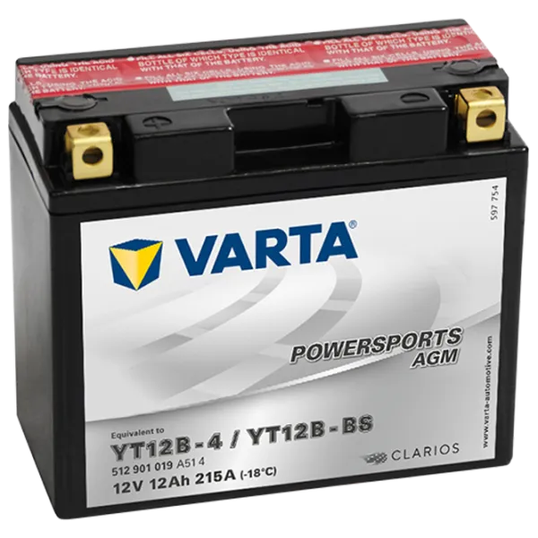 Acumulator auto Varta M6 018 AGM YT12B-BS 200A photo 1