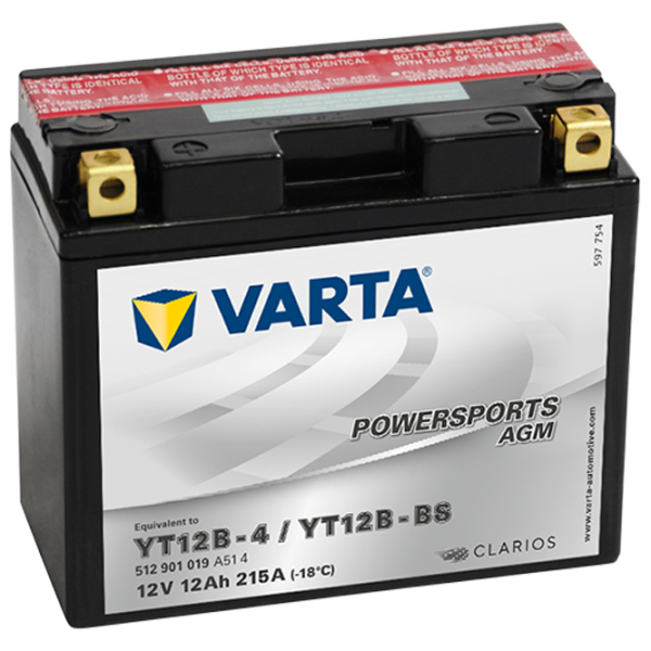 Acumulator auto Varta M6 018 AGM YT12B-BS 200A photo 1