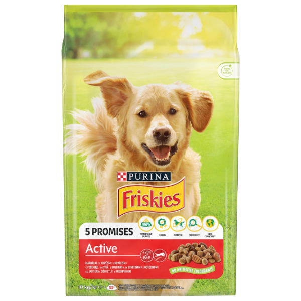 Корм для собак сухой Purina Friskies 7281 10 кг/ Говядина photo 1