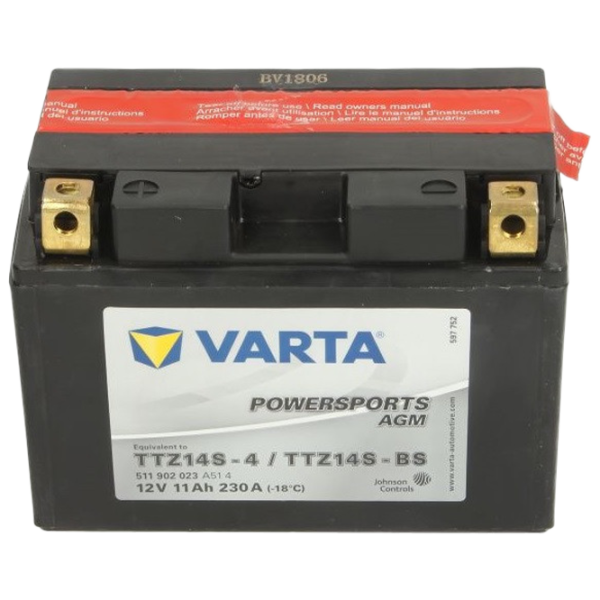 Вспомогательный аккумулятор Varta TTZ14S-BS AGM 230A photo 1