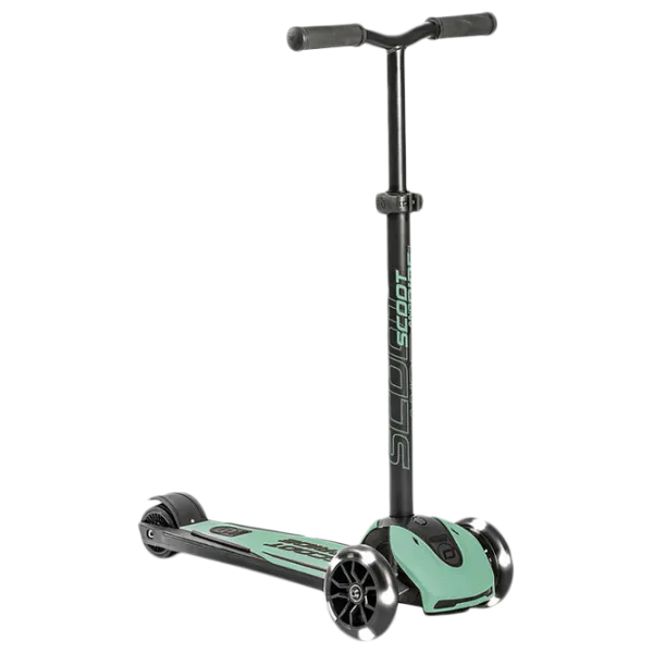 Trotinetă pentru copii cu trei roți Scoot and Ride Highway Kick 5 Led (96438) 80 kg/ Green photo 1