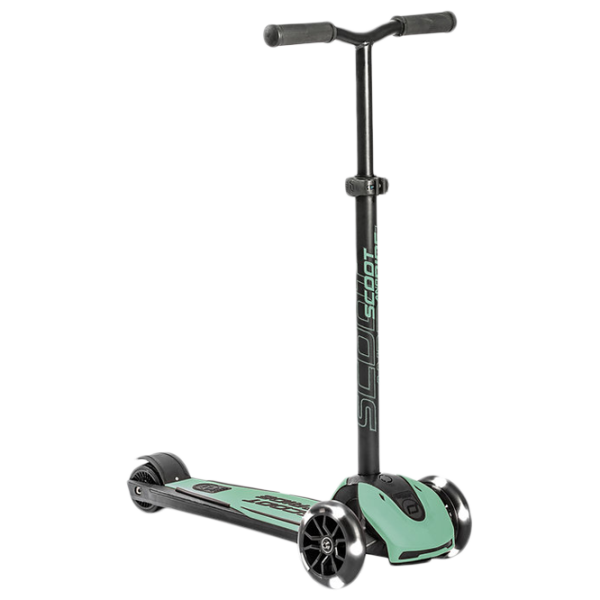Trotinetă pentru copii cu trei roți Scoot and Ride Highway Kick 5 Led (96438) 80 kg/ Green photo 1