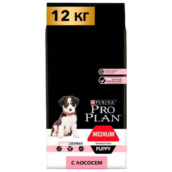 Корм для собак сухой Purina Pro Plan Optiderma 7324 12 кг/ Лосось photo 1