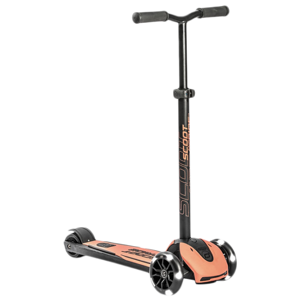 Детский трёхколёсный самокат Scoot and Ride Highway Kick 5 Led (96436) 80 кг/ Оранжевый photo 1