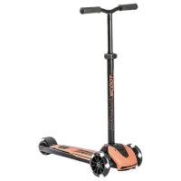 Trotinetă pentru copii cu trei roți Scoot and Ride Highway Kick 5 Led (96436) 80 kg/ Orange