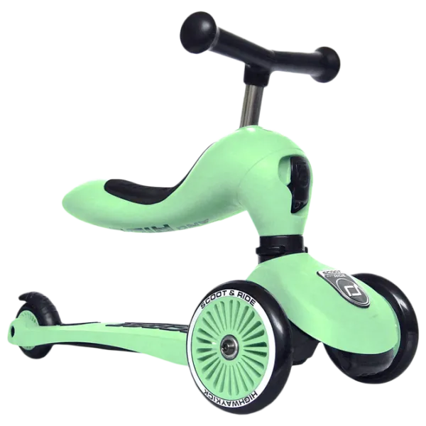 Детский трёхколёсный самокат Scoot and Ride Highway Kick 1 (96355) 50 кг/ Зелёный photo 1