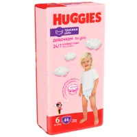 Scutece pentru copii Huggies Pants Mega Girl 6 15 - 25 kg/ 44 buc.