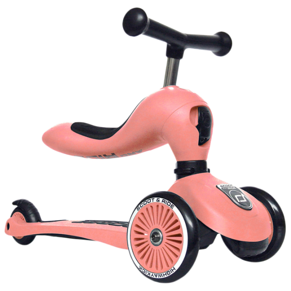 Детский трёхколёсный самокат Scoot and Ride Highway Kick 1 (96353) 50 кг/ Розовый photo 1