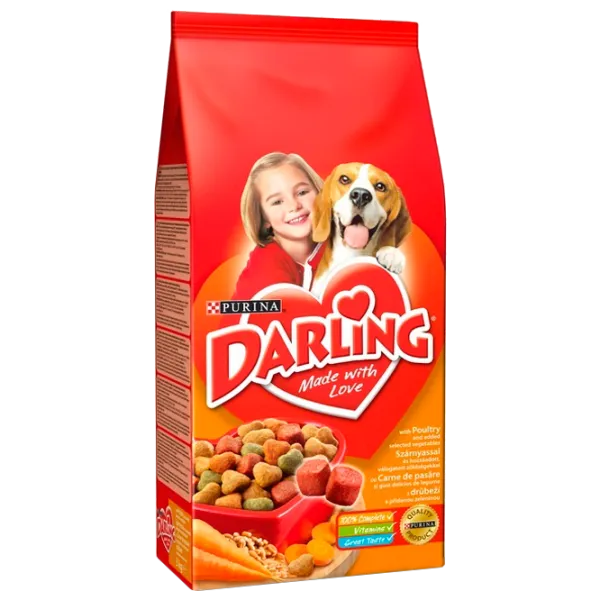 Корм для собак сухой Purina Darling 7261 3 кг / Овощи photo 1