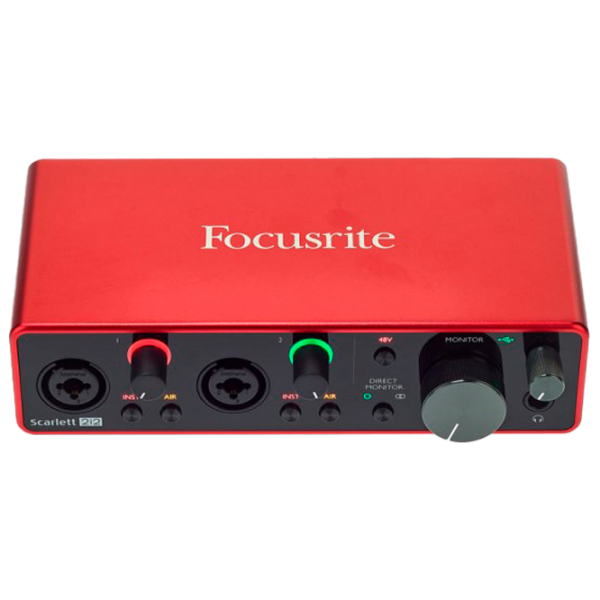 Аудио интерфейс Focusrite Scarlett 2i2 3rd Gen 192 кГц/ 20 Гц - 20 кГц/ Красный photo 1