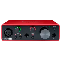 Interfață audio Focusrite Scarlett Solo 3rd Gen 192 kHz/ 20 Hz - 20 kHz/ Red