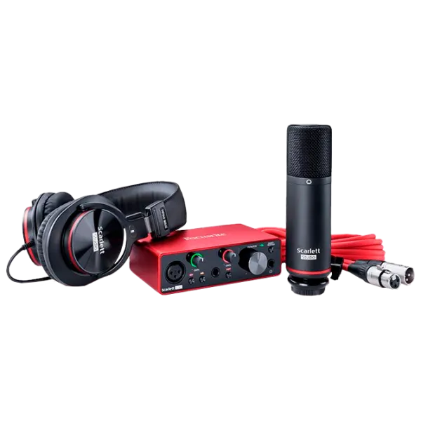 Аудио интерфейс Focusrite Scarlett Solo 3rd Gen Studio 192 кГц/ 20 Гц - 20 кГц/ Красный photo 1