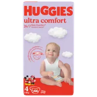Scutece pentru copii Huggies Ultra Comfort Mega 4 8 - 14 kg/ 66 buc.