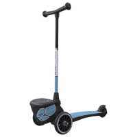 Детский трёхколёсный самокат Scoot and Ride Highway Kick 2 Lifestyle (96527) 50 кг/ Синий