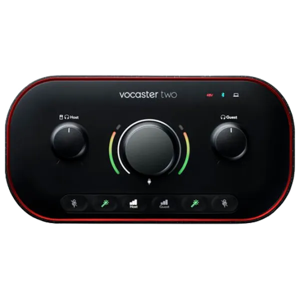 Аудио интерфейс Focusrite Vocaster Two 20 Гц - 20 кГц/ Черный photo 1