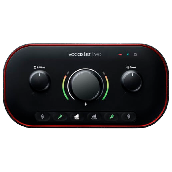 Аудио интерфейс Focusrite Vocaster Two 20 Гц - 20 кГц/ Черный photo 1
