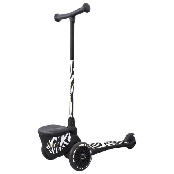 Trotinetă pentru copii cu trei roți Scoot and Ride Highway Kick 2 Lifestyle (96523) 50 kg/ Black photo 1