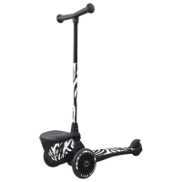 Детский трёхколёсный самокат Scoot and Ride Highway Kick 2 Lifestyle (96523) 50 кг/ Черный