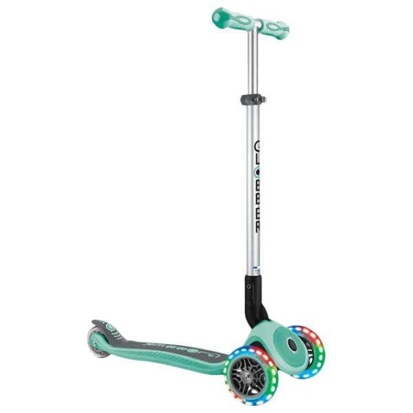 Trotinetă pentru copii cu trei roți Globber Primo Foldable Premium (7240-003) 50 kg/ Mint photo 1 Trotinetă pentru copii cu trei roți Globber Primo Foldable Premium (7240-003) 50 kg/ Mint photo 1