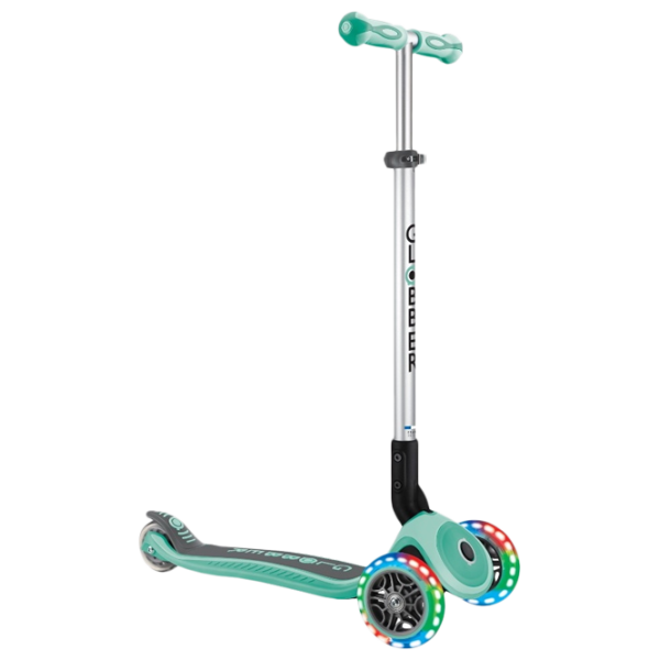 Trotinetă pentru copii cu trei roți Globber Primo Foldable Premium (7240-003) 50 kg/ Mint photo 1 Trotinetă pentru copii cu trei roți Globber Primo Foldable Premium (7240-003) 50 kg/ Mint photo 1